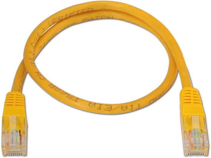 Aisens Cable de Red RJ45 Cat.6 UTP AWG24 0,5m Amarillo